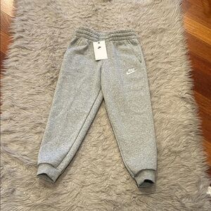 NWT Nike Kids Light Gray Sweatpants